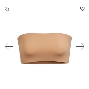 SKIMS Tan bandeau bra